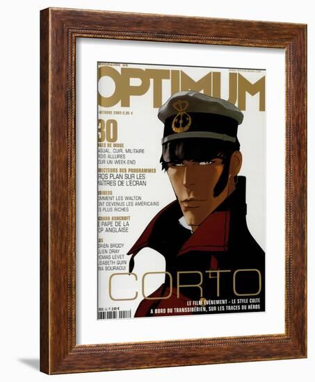 L'Optimum, October 2002 - Image Extraite de Corto Maltese, La Cour Secrète Des Arcanes-Pascal Morelli-Framed Art Print