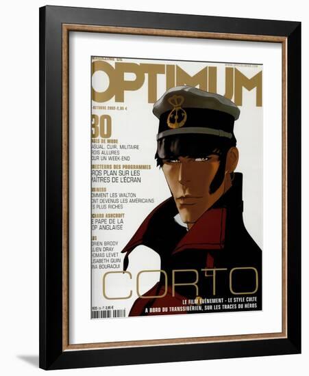 L'Optimum, October 2002 - Image Extraite de Corto Maltese, La Cour Secrète Des Arcanes-Pascal Morelli-Framed Art Print