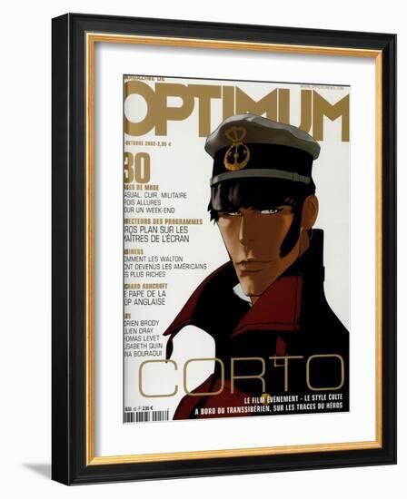 L'Optimum, October 2002 - Image Extraite de Corto Maltese, La Cour Secrète Des Arcanes-Pascal Morelli-Framed Premium Giclee Print