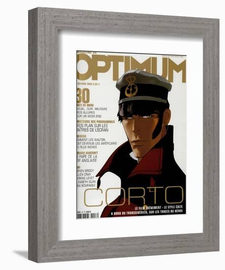 L'Optimum, October 2002 - Image Extraite de Corto Maltese, La Cour Secrète Des Arcanes-Pascal Morelli-Framed Premium Giclee Print