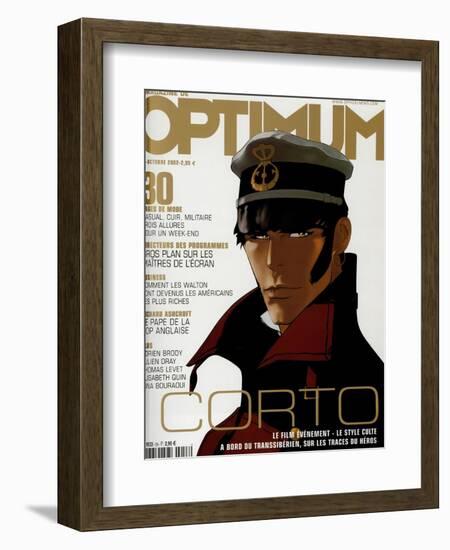 L'Optimum, October 2002 - Image Extraite de Corto Maltese, La Cour Secrète Des Arcanes-Pascal Morelli-Framed Premium Giclee Print