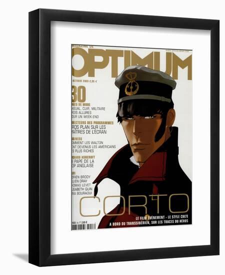 L'Optimum, October 2002 - Image Extraite de Corto Maltese, La Cour Secrète Des Arcanes-Pascal Morelli-Framed Premium Giclee Print