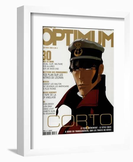 L'Optimum, October 2002 - Image Extraite de Corto Maltese, La Cour Secrète Des Arcanes-Pascal Morelli-Framed Premium Giclee Print