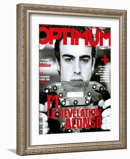 L'Optimum, October 2003 - Fernando Alonso-Andrea Klarin-Framed Art Print