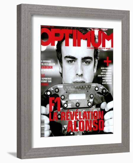 L'Optimum, October 2003 - Fernando Alonso-Andrea Klarin-Framed Art Print