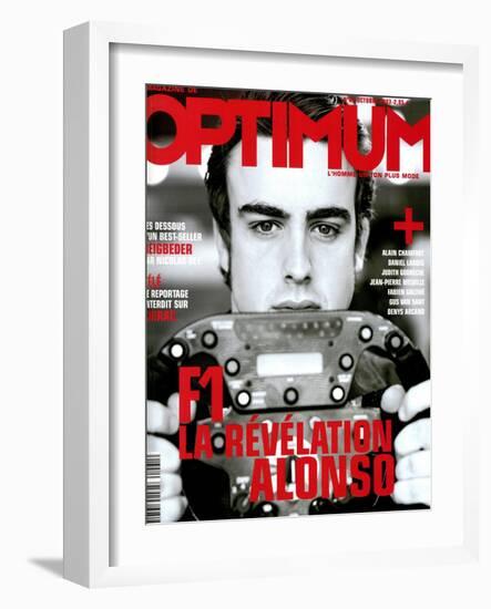 L'Optimum, October 2003 - Fernando Alonso-Andrea Klarin-Framed Art Print