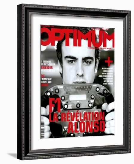 L'Optimum, October 2003 - Fernando Alonso-Andrea Klarin-Framed Art Print