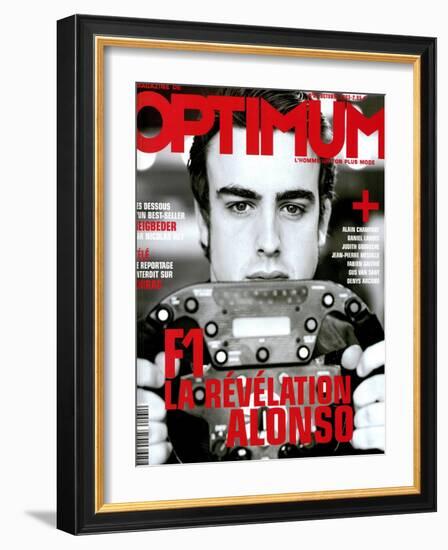 L'Optimum, October 2003 - Fernando Alonso-Andrea Klarin-Framed Art Print