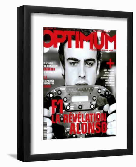 L'Optimum, October 2003 - Fernando Alonso-Andrea Klarin-Framed Premium Giclee Print