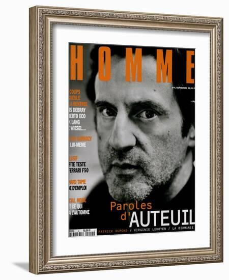 L'Optimum, September 1996 - Daniel Auteuil-Marcel Hartmann-Framed Art Print