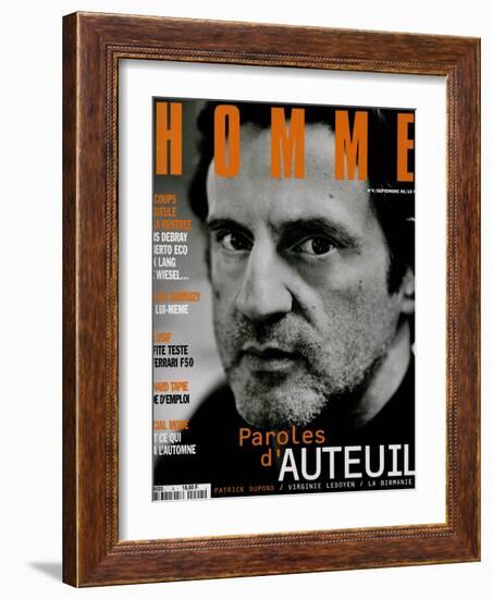 L'Optimum, September 1996 - Daniel Auteuil-Marcel Hartmann-Framed Art Print