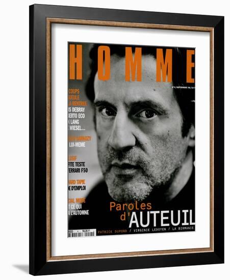 L'Optimum, September 1996 - Daniel Auteuil-Marcel Hartmann-Framed Art Print