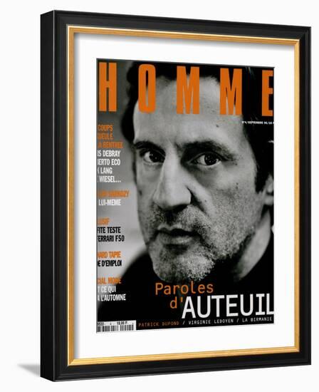 L'Optimum, September 1996 - Daniel Auteuil-Marcel Hartmann-Framed Art Print