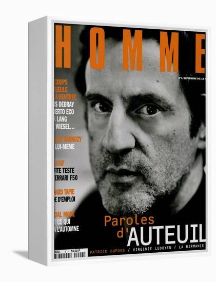 L'Optimum, September 1996 - Daniel Auteuil-Marcel Hartmann-Framed Stretched Canvas