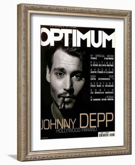 L'Optimum, September 1999 - Johhny Depp-Patrick Swirc-Framed Art Print