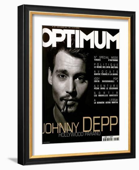 L'Optimum, September 1999 - Johhny Depp-Patrick Swirc-Framed Art Print