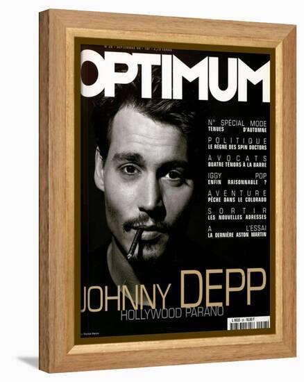 L'Optimum, September 1999 - Johhny Depp-Patrick Swirc-Framed Stretched Canvas