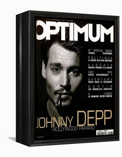 L'Optimum, September 1999 - Johhny Depp-Patrick Swirc-Framed Stretched Canvas