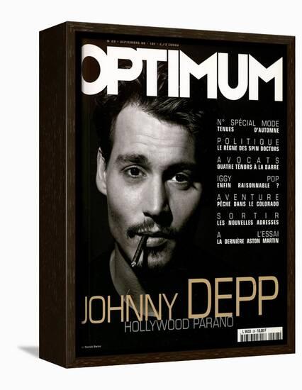 L'Optimum, September 1999 - Johhny Depp-Patrick Swirc-Framed Stretched Canvas