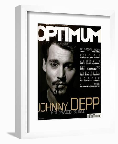 L'Optimum, September 1999 - Johhny Depp-Patrick Swirc-Framed Premium Giclee Print