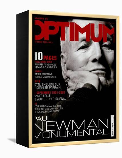 L'Optimum, September 2002 - Paul Newman-Bruce Oavidson-Framed Stretched Canvas