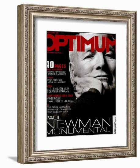 L'Optimum, September 2002 - Paul Newman-Bruce Oavidson-Framed Premium Giclee Print