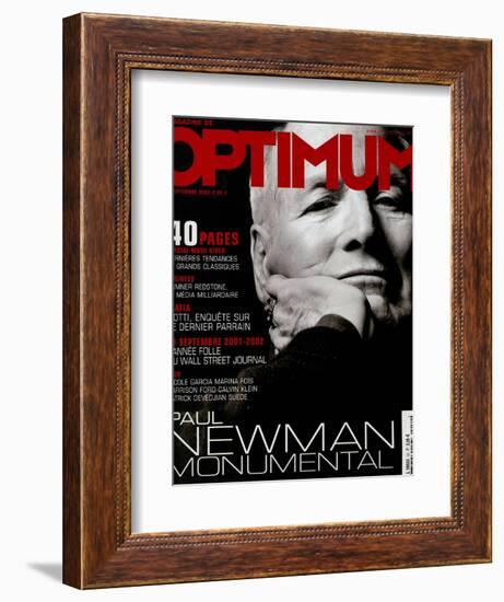 L'Optimum, September 2002 - Paul Newman-Bruce Oavidson-Framed Premium Giclee Print