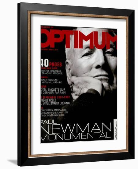 L'Optimum, September 2002 - Paul Newman-Bruce Oavidson-Framed Art Print