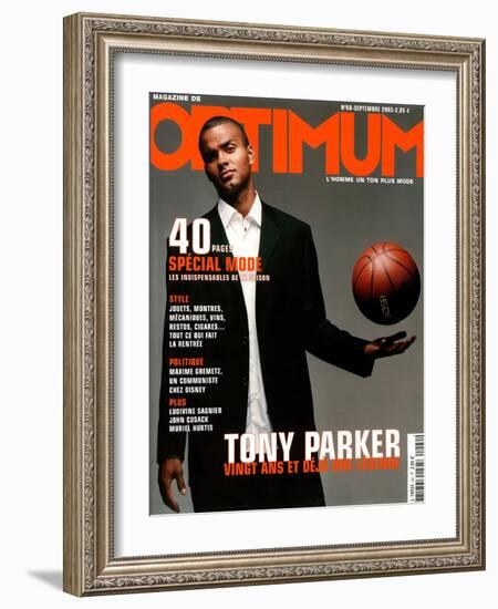 L'Optimum, September 2003 - Tony Parker-Benoit Peverelli-Framed Art Print