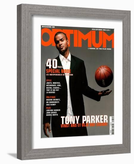 L'Optimum, September 2003 - Tony Parker-Benoit Peverelli-Framed Art Print