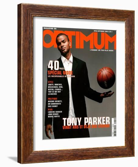 L'Optimum, September 2003 - Tony Parker-Benoit Peverelli-Framed Art Print