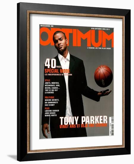 L'Optimum, September 2003 - Tony Parker-Benoit Peverelli-Framed Art Print