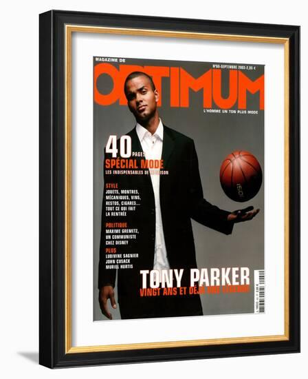 L'Optimum, September 2003 - Tony Parker-Benoit Peverelli-Framed Art Print