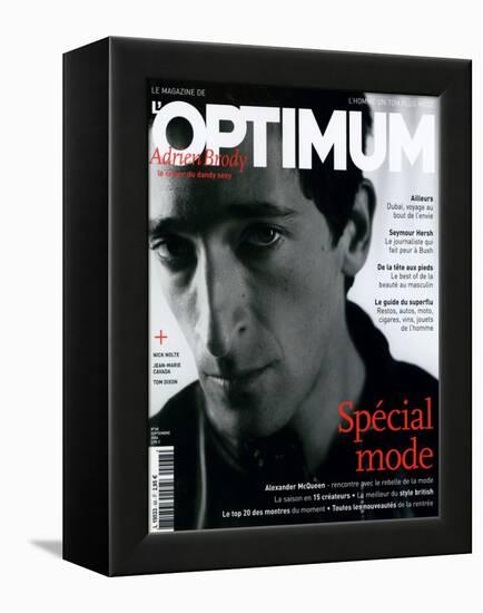 L'Optimum, September 2004 - Adrien Brody-Antoine Le Grand-Framed Stretched Canvas