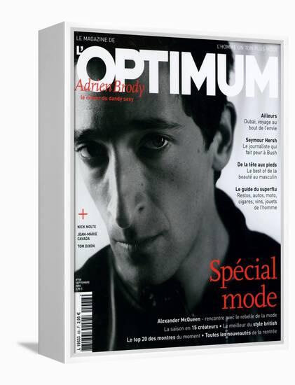 L'Optimum, September 2004 - Adrien Brody-Antoine Le Grand-Framed Stretched Canvas