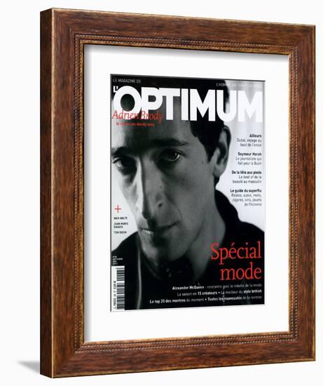 L'Optimum, September 2004 - Adrien Brody-Antoine Le Grand-Framed Premium Giclee Print