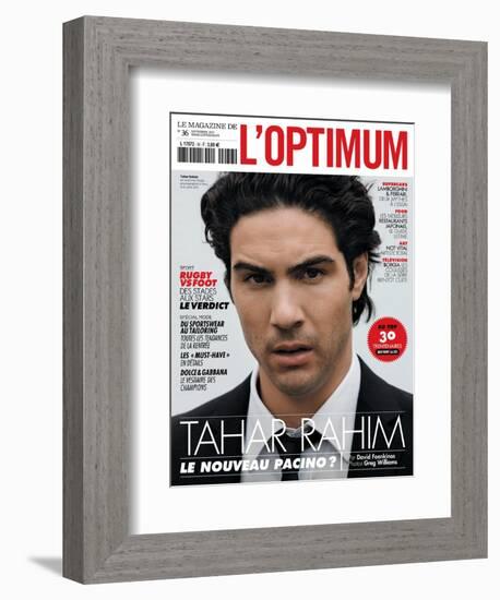 L'Optimum, September 2011 - Tahar Rahim-Greg Williams-Framed Premium Giclee Print