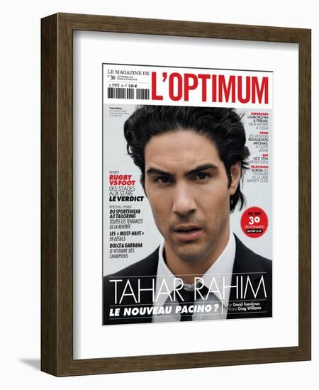 L'Optimum, September 2011 - Tahar Rahim-Greg Williams-Framed Premium Giclee Print