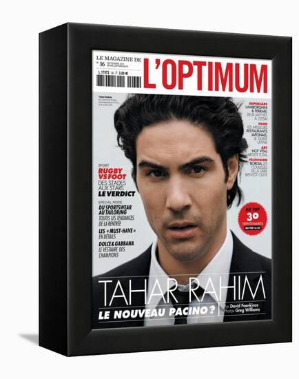 L'Optimum, September 2011 - Tahar Rahim-Greg Williams-Framed Stretched Canvas