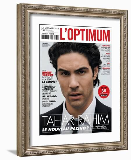 L'Optimum, September 2011 - Tahar Rahim-Greg Williams-Framed Art Print