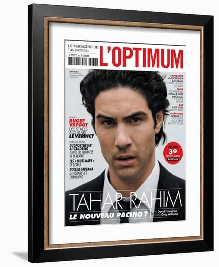 L'Optimum, September 2011 - Tahar Rahim-Greg Williams-Framed Art Print