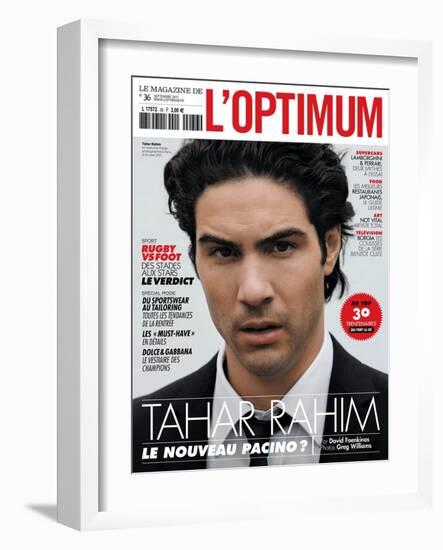 L'Optimum, September 2011 - Tahar Rahim-Greg Williams-Framed Art Print