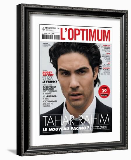 L'Optimum, September 2011 - Tahar Rahim-Greg Williams-Framed Art Print