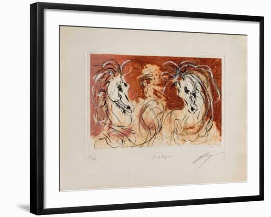 L'or des empereurs-Jean-marie Guiny-Framed Limited Edition