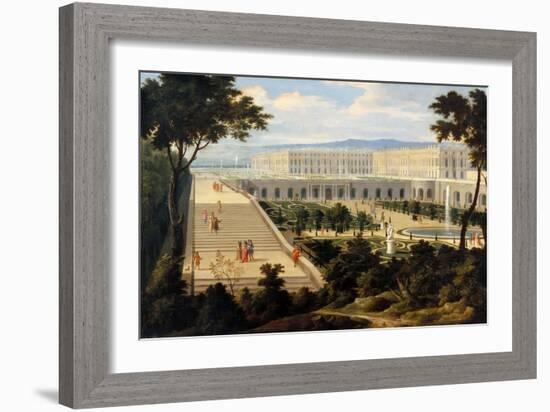 L'Orangerie Du Château De Versailles-Jean-Baptiste Martin-Framed Giclee Print