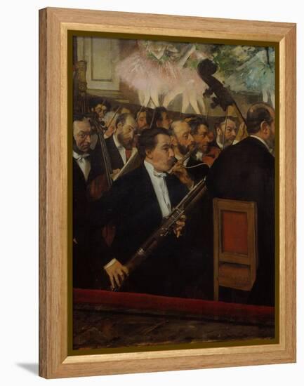 L'orchestre de l'Opera (The Orchestra of the Opera), c. 1870-Edgar Degas-Framed Premier Image Canvas