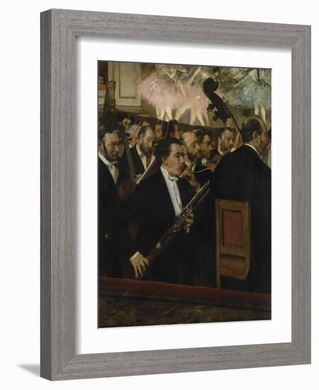 L'orchestre de l'Opéra-Edgar Degas-Framed Giclee Print