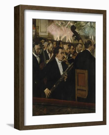 L'orchestre de l'Opéra-Edgar Degas-Framed Giclee Print