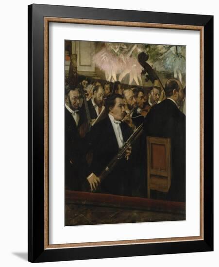 L'orchestre de l'Opéra-Edgar Degas-Framed Giclee Print