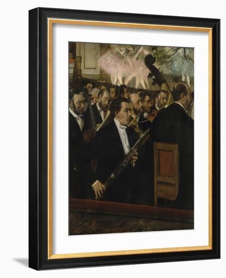 L'orchestre de l'Opéra-Edgar Degas-Framed Giclee Print